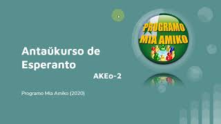 Antaŭkurso de Esperanto (AKEo-02) em Português