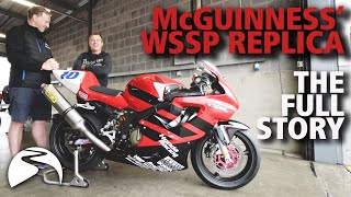 John McGuinness builds his own World Supersport replica