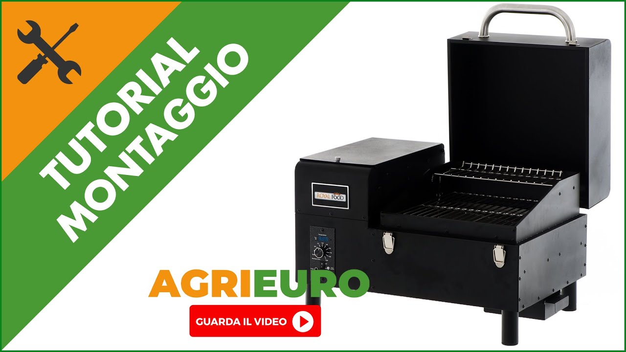 Barbecue a pellet Royal Food PELLETTO 130: montaggio