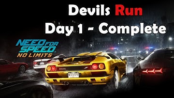 Need For Speed No Limits - Devils Run - LAMBORGHINI Diablo SV - Day 1 Complete
