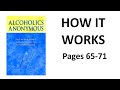 Alcoholics Anonymous, Chapter 5 - How it works / pages 65-71