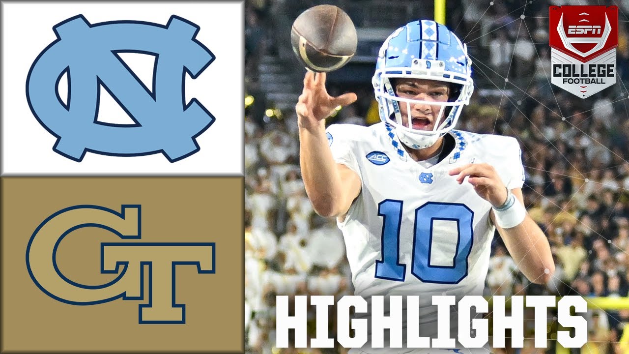 North Carolina Tar Heels vs. Georgia Tech Yellow Jackets | Full Game Highlights