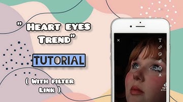 Heart Eyes Trend - TUTORIAL | Heart eyes tiktok trend tutorial | Eye heart trend tiktok tutorial