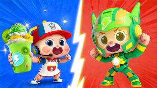 superhero vending machine superhero song kids nursery rhymes
