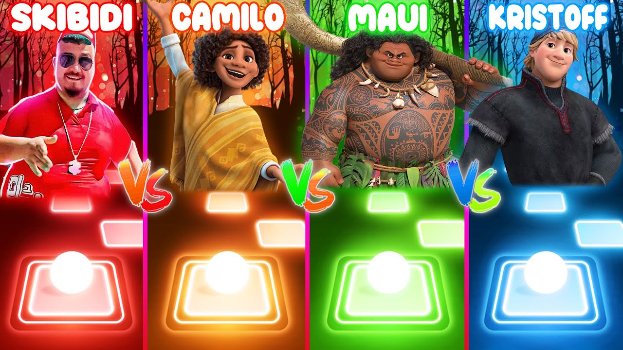 Skibidi Dom Dom Yes Yes Vs Encanto Camilo Vs Maui Vs Frozen Kristoff