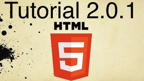 HTML5 Tutorial 2.0.1 | How to Create a Hypertext Link