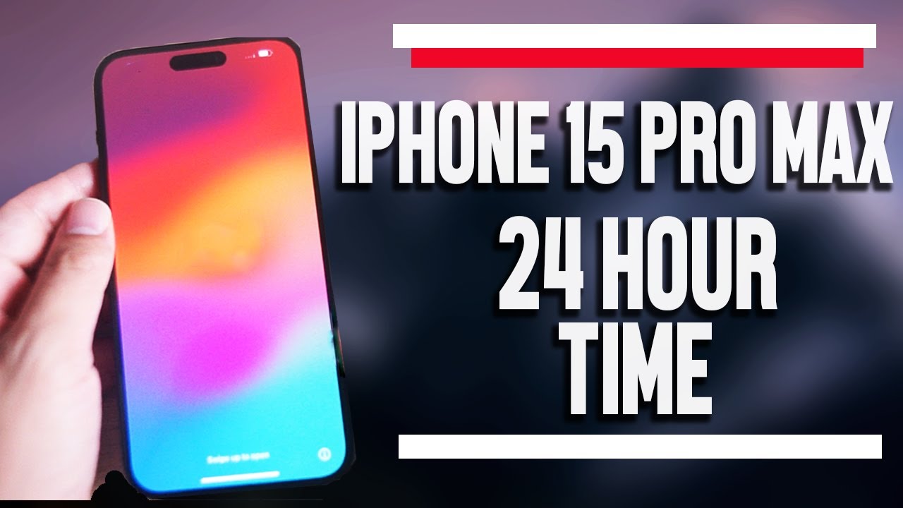 iPhone 15 Pro Max: How to Enable 24-Hour Time |  iPhone 15 Plus Pro Max