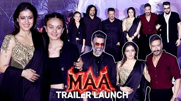 MAA Trailer Launch Event | Kajol, Ajay Devgan, R Madhavan, Yug Devgan