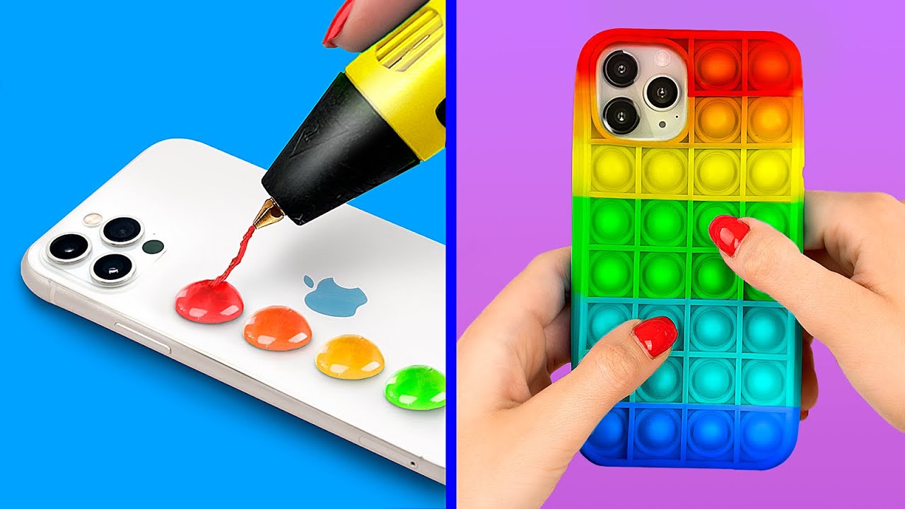 DIY Push Pop Phone Case! A trending idea on TikTok! - YouTube