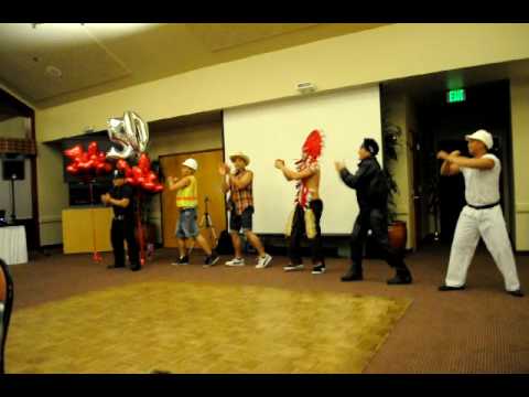 "The Village People" performance @ Liz's 50th Bday...