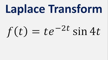 Laplace Transform of te^(-2t)sin(4t)