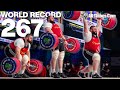 267kg / 588lbs Clean & Jerk World Record Slow Motion - Lasha Talakhadze (Georgia)
