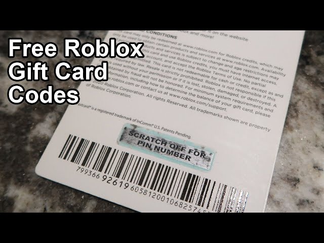 NEW] Roblox gift card codes - Earn Free Robux Gift Cards In 2023 