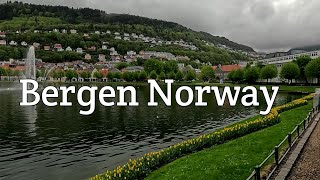 Walking ture, Bergen Norway, Beautiful spring season 2024