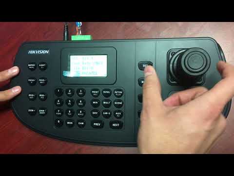 Configuración de Joystick Hikvision Mod. DS1006KI