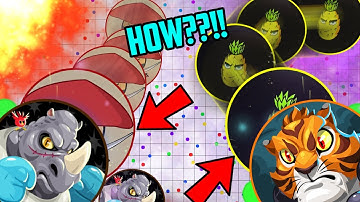 WOW DID WE MAKE IT??! IMPOSSIBLE 2x POPSPLIT ft. PINE? AGARIO UNCUT GAMEPLAY (Agar.io)