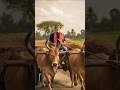 Amitabh Singing on the Bullock Cart, Lost in Thoughts of Jaya ❤️🐂#ai #cow#shorts #trending