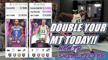 NEW PINK DIAMOND SNIPE FILTER TO DOUBLE YOUR MT NBA 2K20 MYTEAM