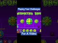 Playing Your Challenges For A Video