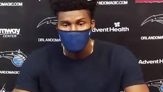 Magic Forward Jonathan Isaac On Why He Didn’t Wear a BLM Shirt Or Kneel During National Anthem‬