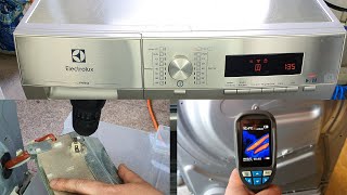 ELECTROLUX Gewerbe Kondenstrockner -  wird nicht warm -  Repariert !