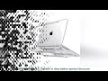 Crystal Clear Laptop Case for Macbook Air 13.6 M4 15 M3 Hard Cover for Mac Book Pro 13 M1 M2 14 M4 1