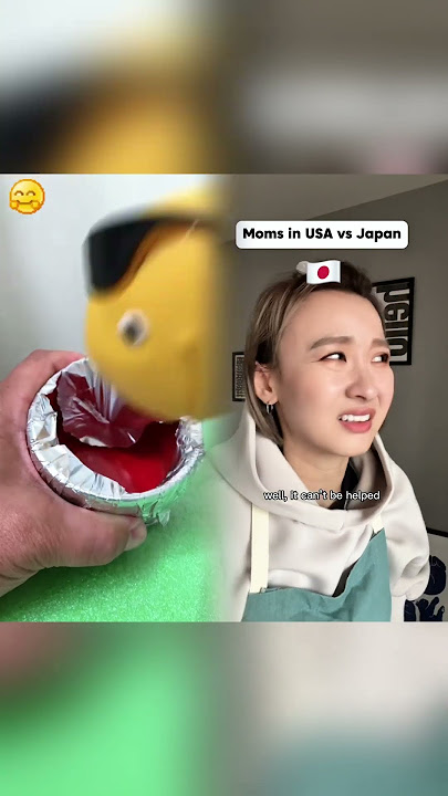 Moms in USA vs Japan🤱#skit #comedy #japan #japanese #funnyvideos #relatable #english #moms