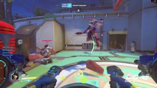 Weird overwatch bug .(Mei may have killed overtime using her ice wall)