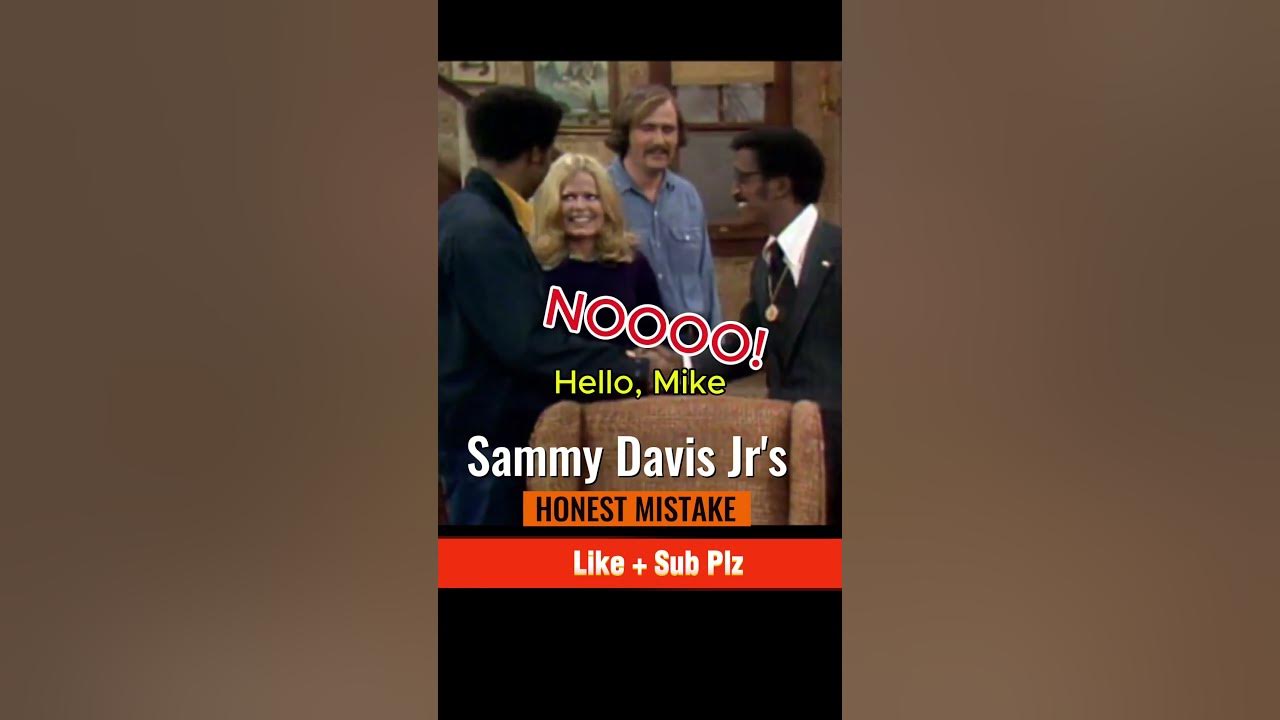 Sammy Davis Jr.’s Controversial Blunder Irks Archie Bunker | All in the Family #shortsyt #70stv Sammy Davis Jr.’s Controversial Blunder Irks Archie Bunker | All in the Family #shortsyt #70stv