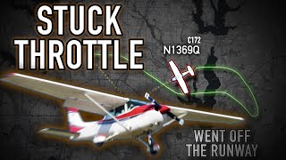 -I CAN'T Descend, my THROTTLE is STUCK! Real ATC Audio