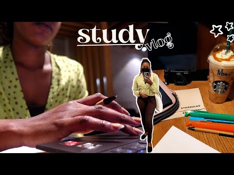 A week of studying, being productive and cafe study dates