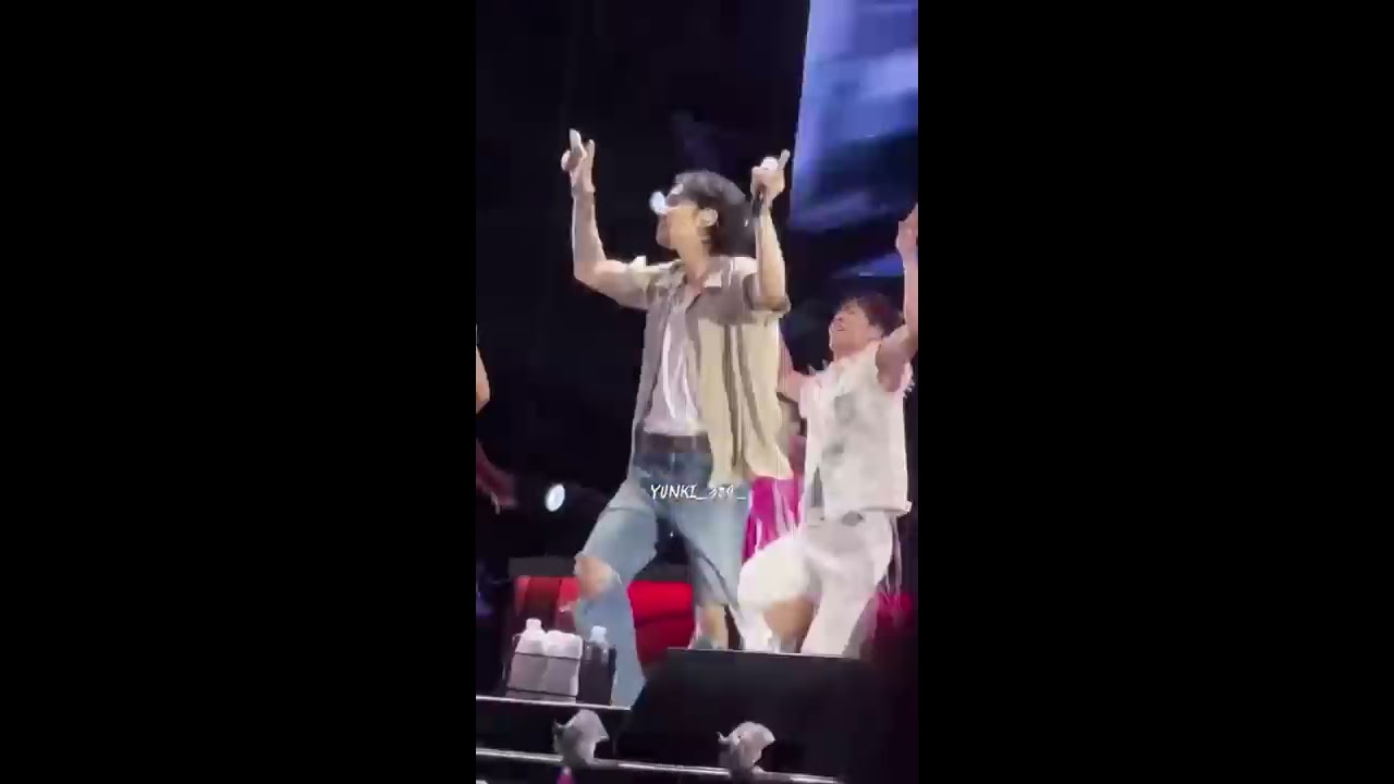 Yoongi S Surprise Performance At PSY Concert Psy Thatthat Suga Minyoongi Bts