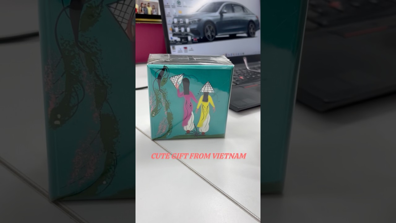 My Precious Gift from Vietnam 🎁Girls’ Favourite Makeup Box #youtubeshorts#fyp#gift #vietnam#explore