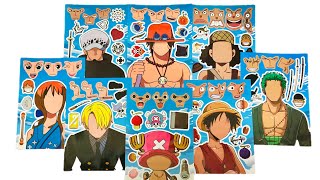 [Toyasmr] Satisfying with Sticker decoration One Piece#ワンピース#asmr #luffy#satisfying #relaxing#26mins