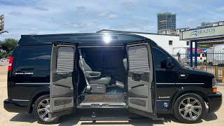 7 Passenger Explorer Conversion Van Hightop Massaging Heated Captains Chairs Sofa Bed Low Miles!