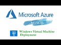 4. Azure Windows VM Deployment | Azure Malayalam