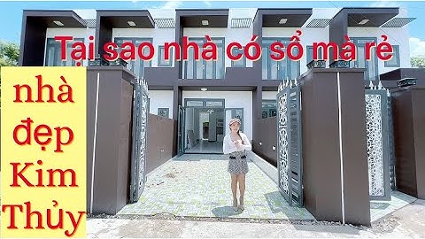 🥹Tại sao nhà sổ Hồng riêng mà giá rẻ vậy!nhà đẹp Kim Thủy đảm bảo pháp lý rõ ràng 4x20m!4phòng ngủ