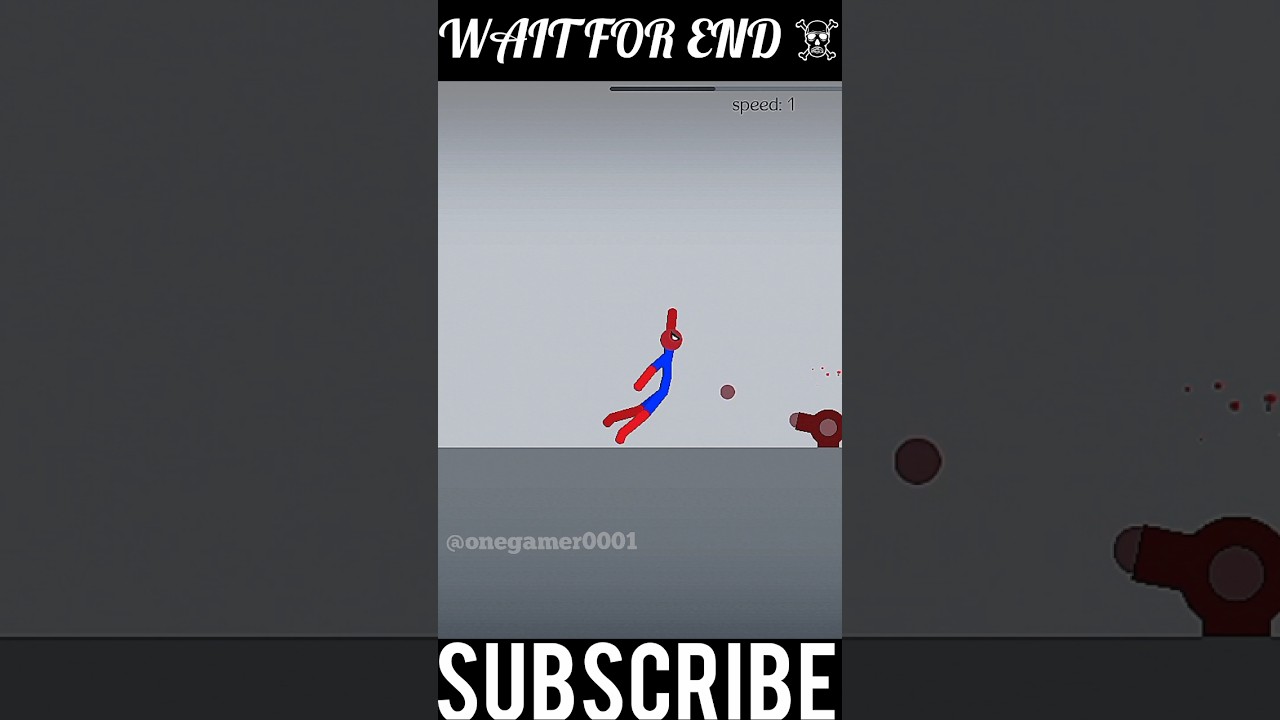 Stickman dismounting most dangerous moment ☠️