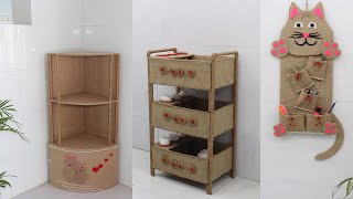 Best Out Of Waste Material for Space Saving Storage | Jute Craft Ideas