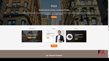 Pixo - Multipurpose Responsive Email Template With Online StampReady
