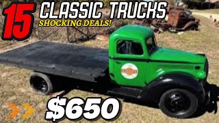 15 Classic Trucks at Shocking Prices – Must See Craigslist Finds!