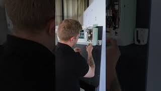 Trained LOXONE Partner installing the LOXONE AC Control Tree!