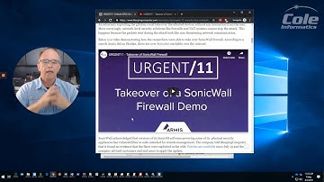 Urgent SonicWall Fix