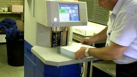 Paper counting machine - Vacuumatic Vicount 3 - Disc - Counting 5 different gsm weighted papers