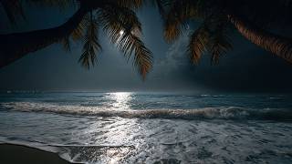Dreamy Tropical Ocean Sounds All Night – Heavy Sea Waves for Deep Sleep (10 Hours)