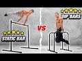 Static bar vs dip bars  the ultimate comparison