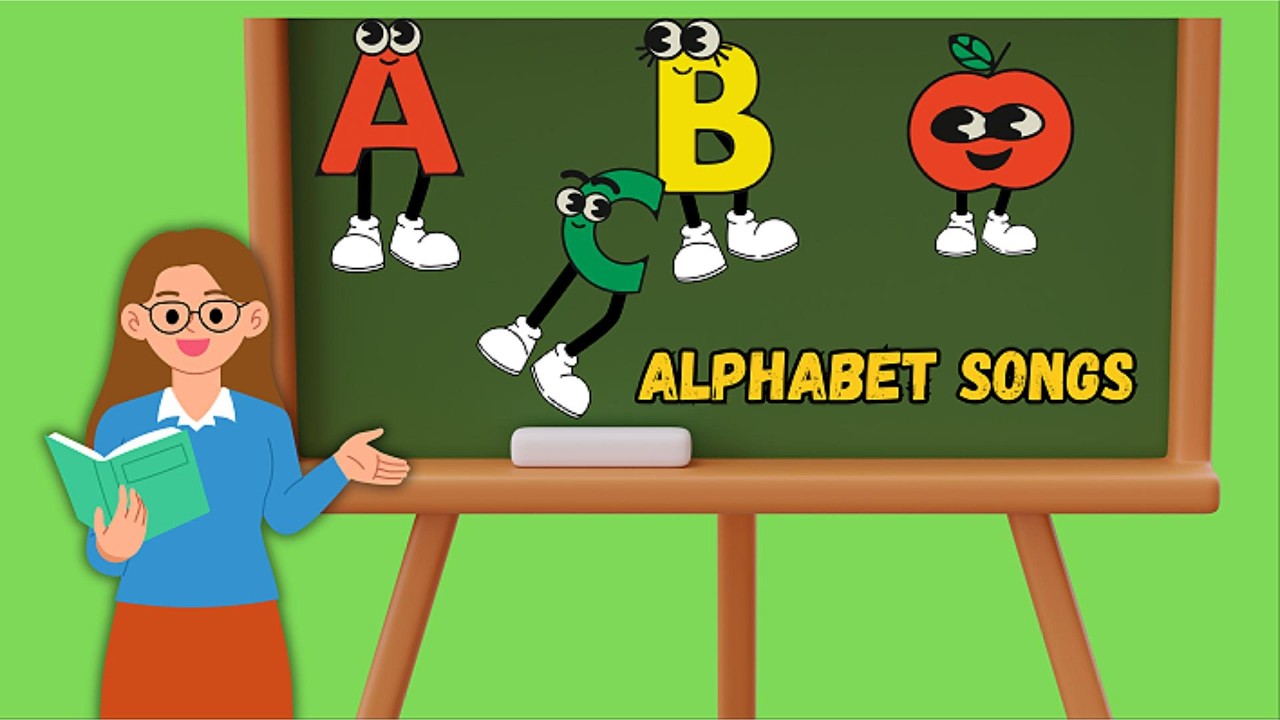 KiddoBee Tv - Phonics Song with Words EP127- A For Apple - ABC Alphabet Songs