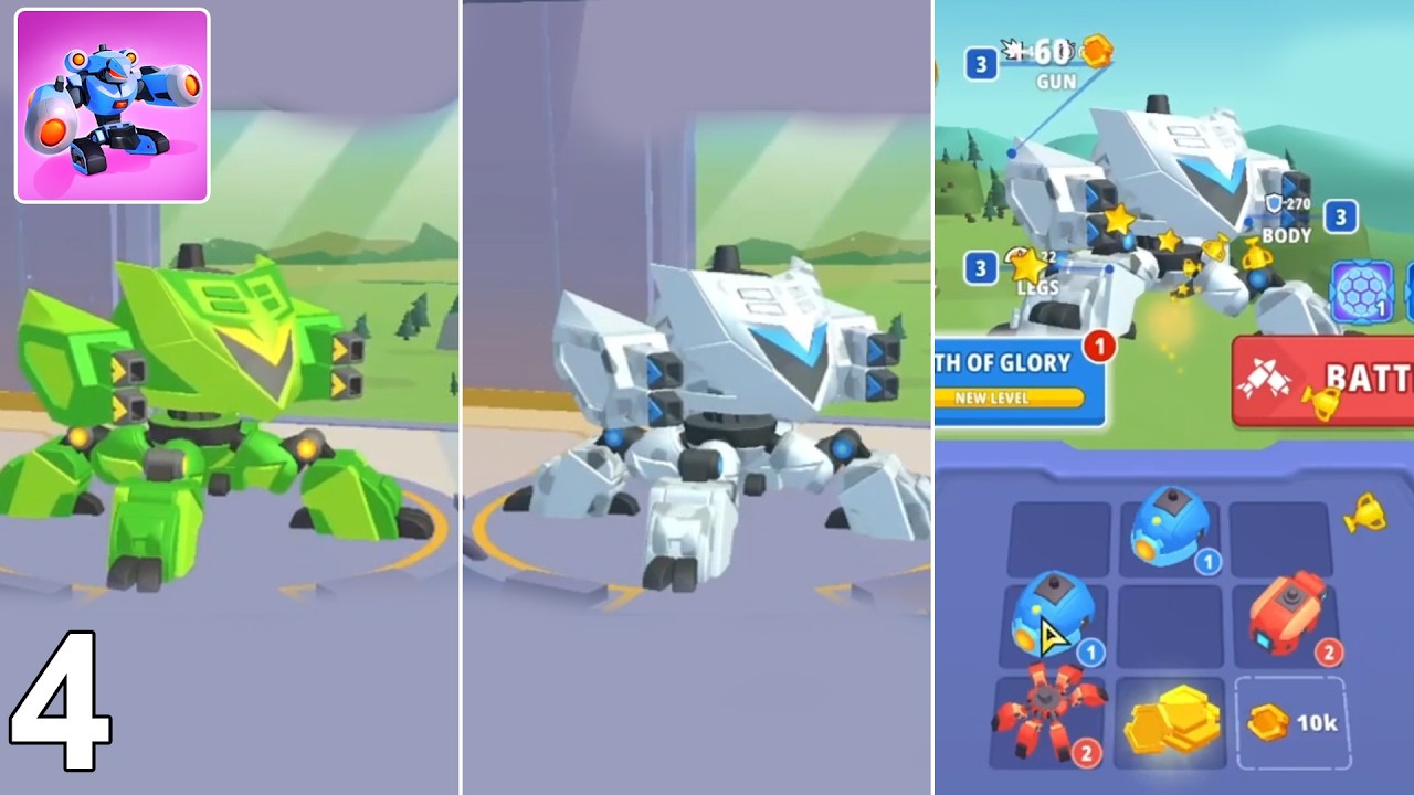 FROZEN POWER! 🧊 UNLOCKING NEW MECHA & RANK CLIMB IN PINEWOOD | Armored Robots Part 4