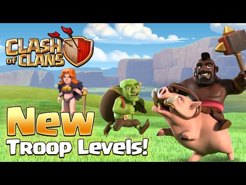Clash of Clans - NEW UPDATE! Valkyrie Changes & New Troops Levels!