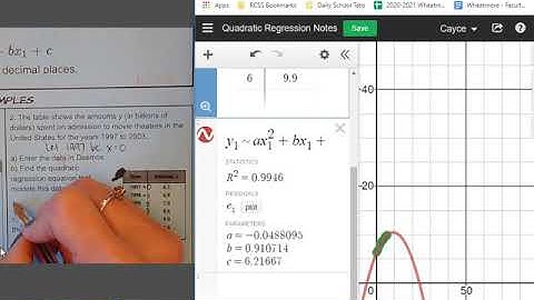 Quadratic Regression Notes 2